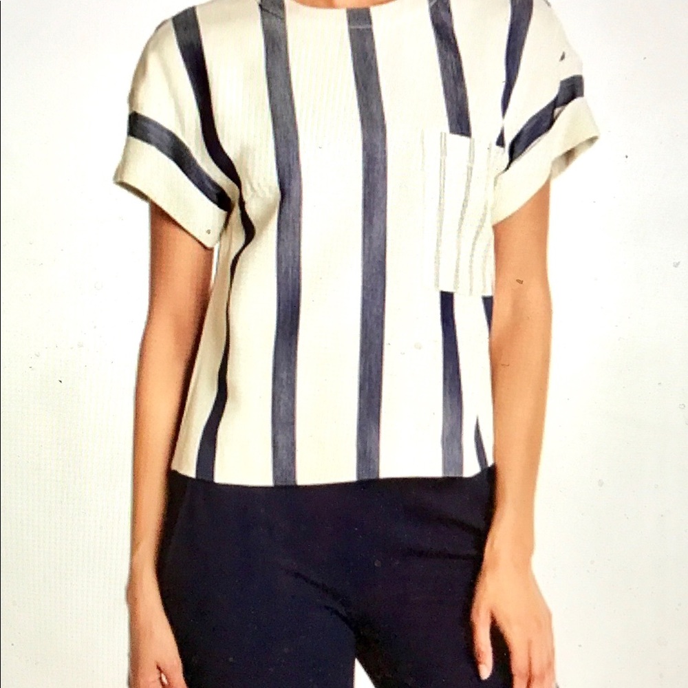 NWT Grey Jason Wu Top Size 8 Zip Back MSRP $395
